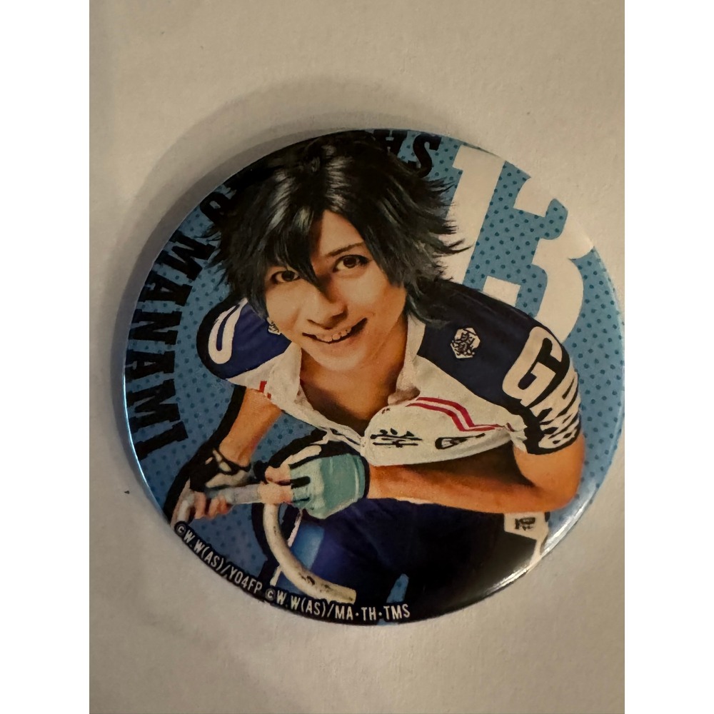 Yowamushi Pedal Stage Play Sangaku Manami Pin Button Badge Anime Japan 2.25"